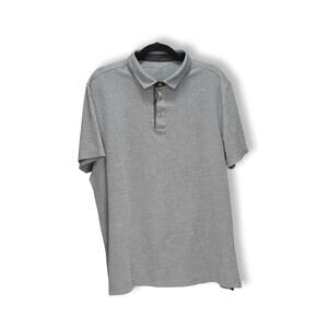 Men's Dark Gray Polo Shirt - XL - Lightweight Fabric